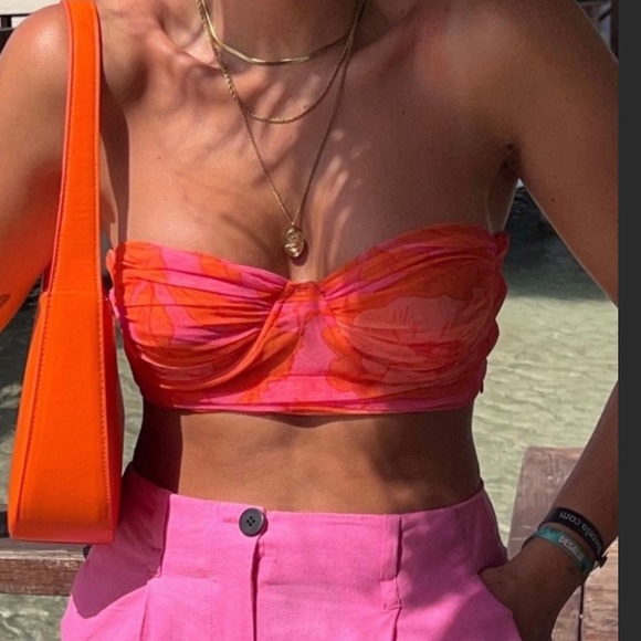 NWT Zara tulle corset top - Picture 9 of 10